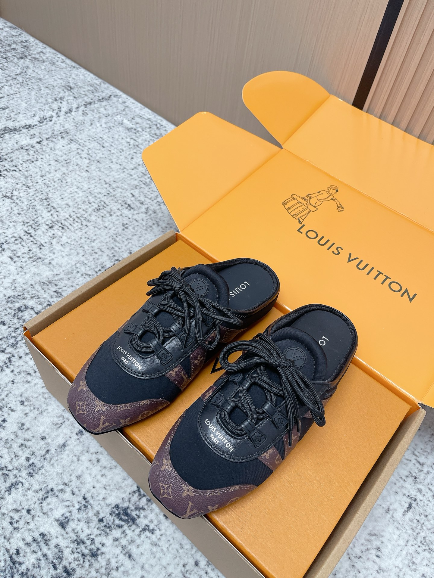 LV Sneakerina Open Back Sneaker