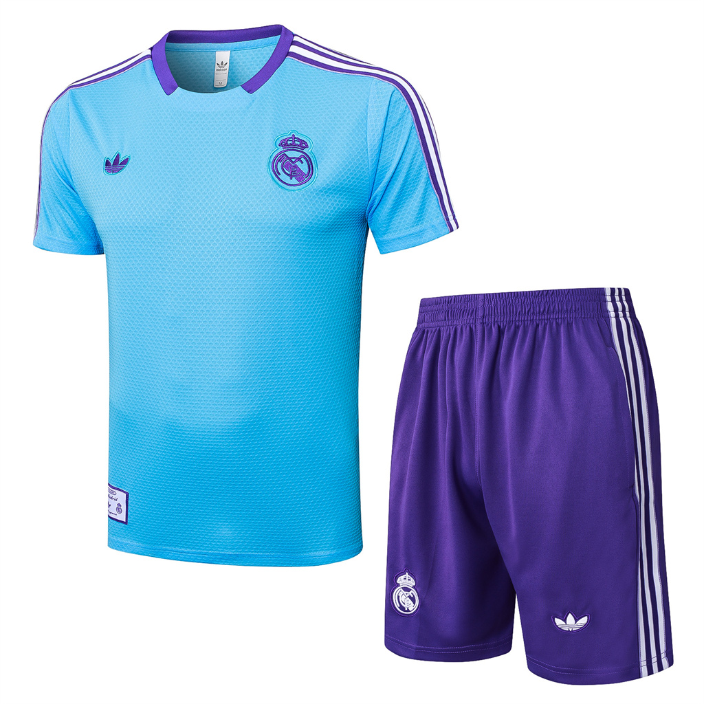 Real Madrid Training Short sleeve Suit 25/26 | Soc Jersey - Premium Football Jersey