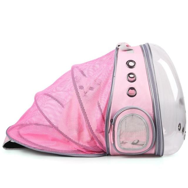 Cat Transparent Backpack for Small Cats Visible Capsule Cat Breathable Carrying Cage Traveler Kitten Pet Carrier Bag