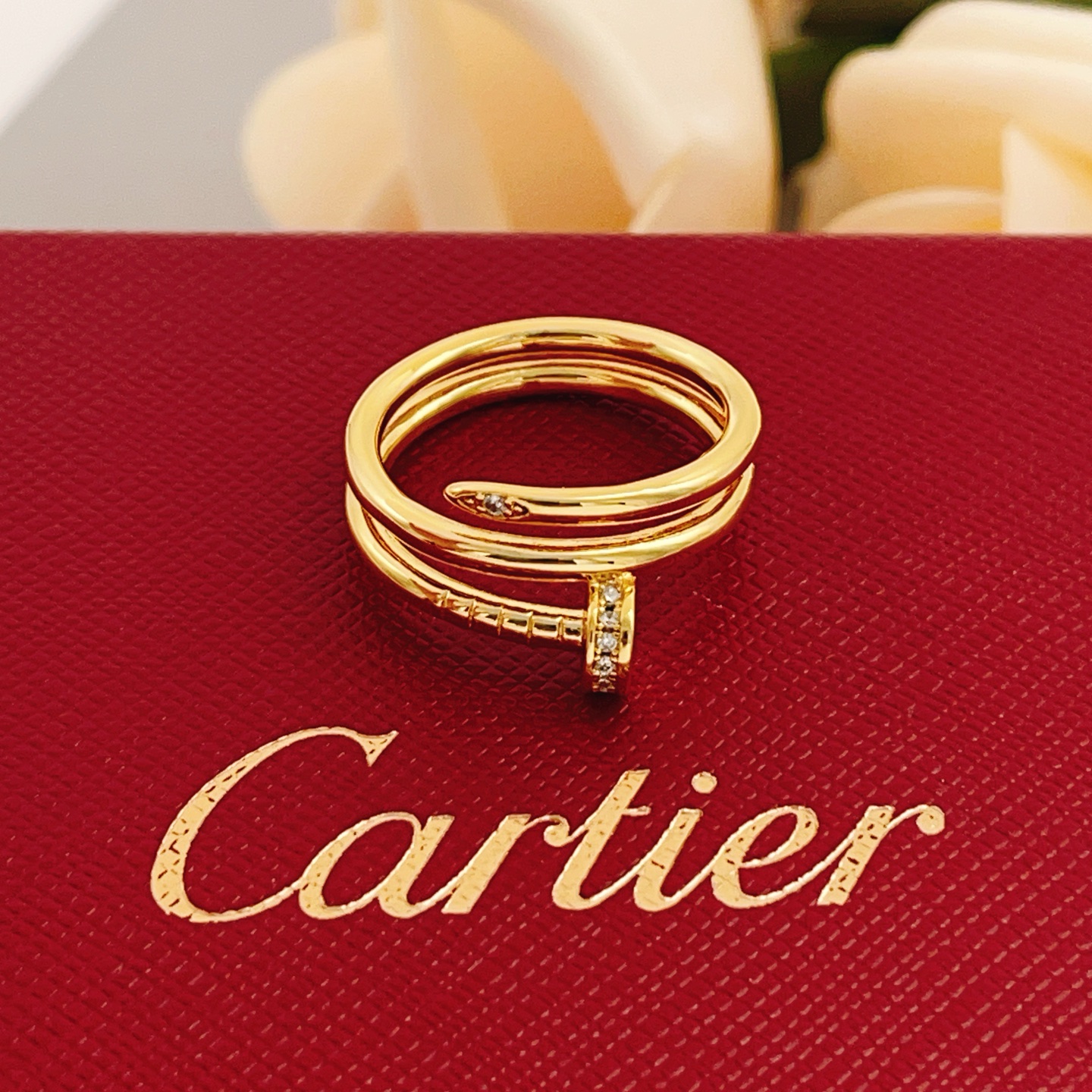 Cartier Fashion Designer Ring-Gold