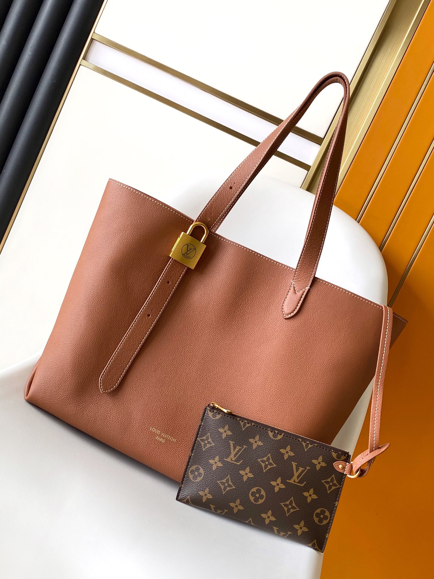Louis Vuitton medium calfskin bag