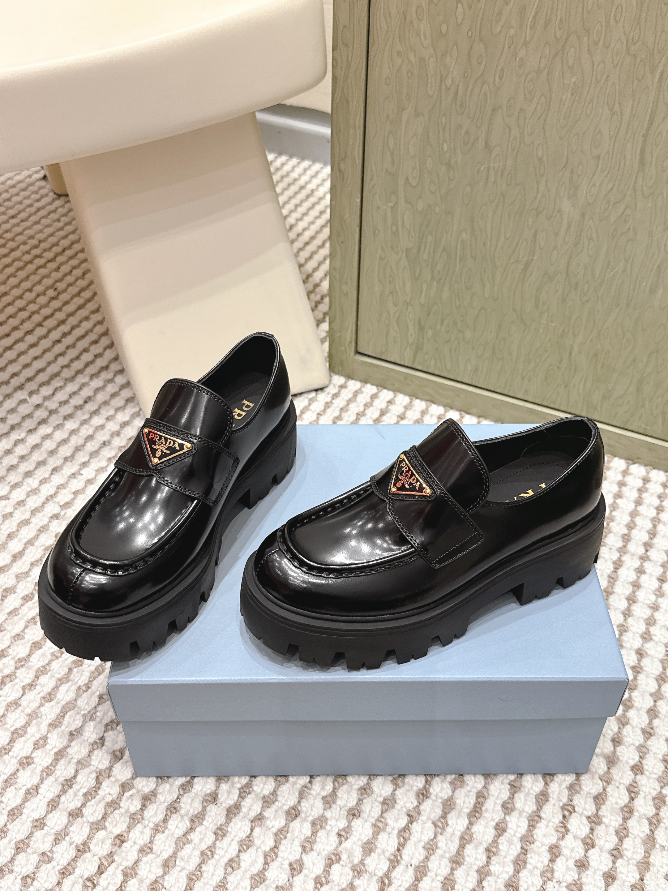Prada Women's Monolith Loafer