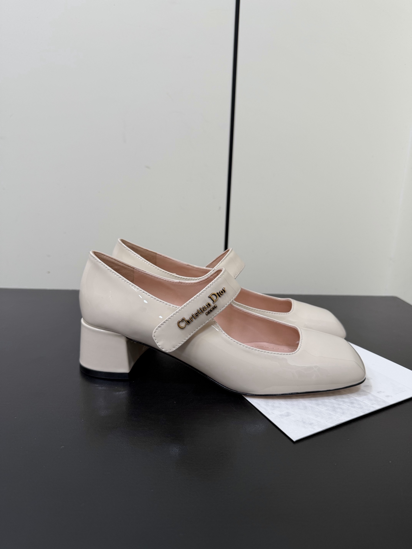 Dior Lolita Pump in White Patent Leather