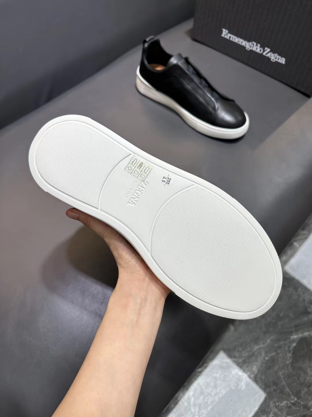 Zegna Triple Stitch Luxury Sneaker Loafer