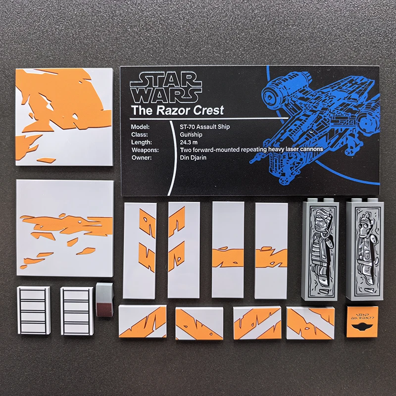 Print Parts For 75331 The Razor Crest