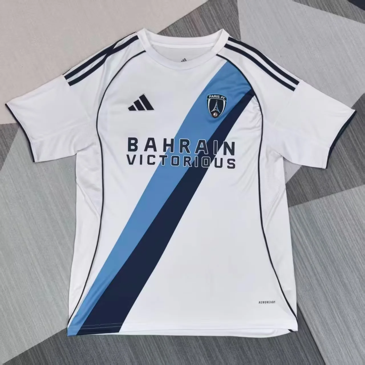 2025-26 Paris third Away White Fans Football Shirt 1:1 Thai Quality