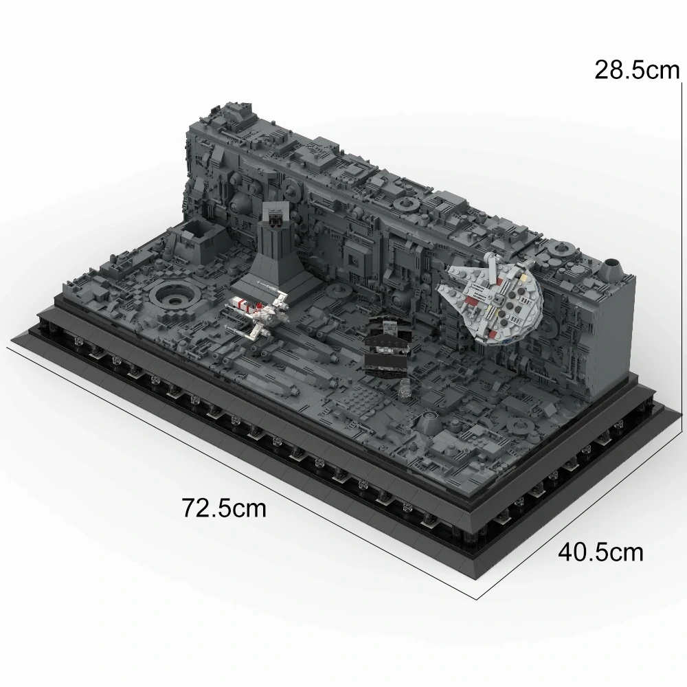 MOC Death Star Trench Attack Solo To The Rescue
