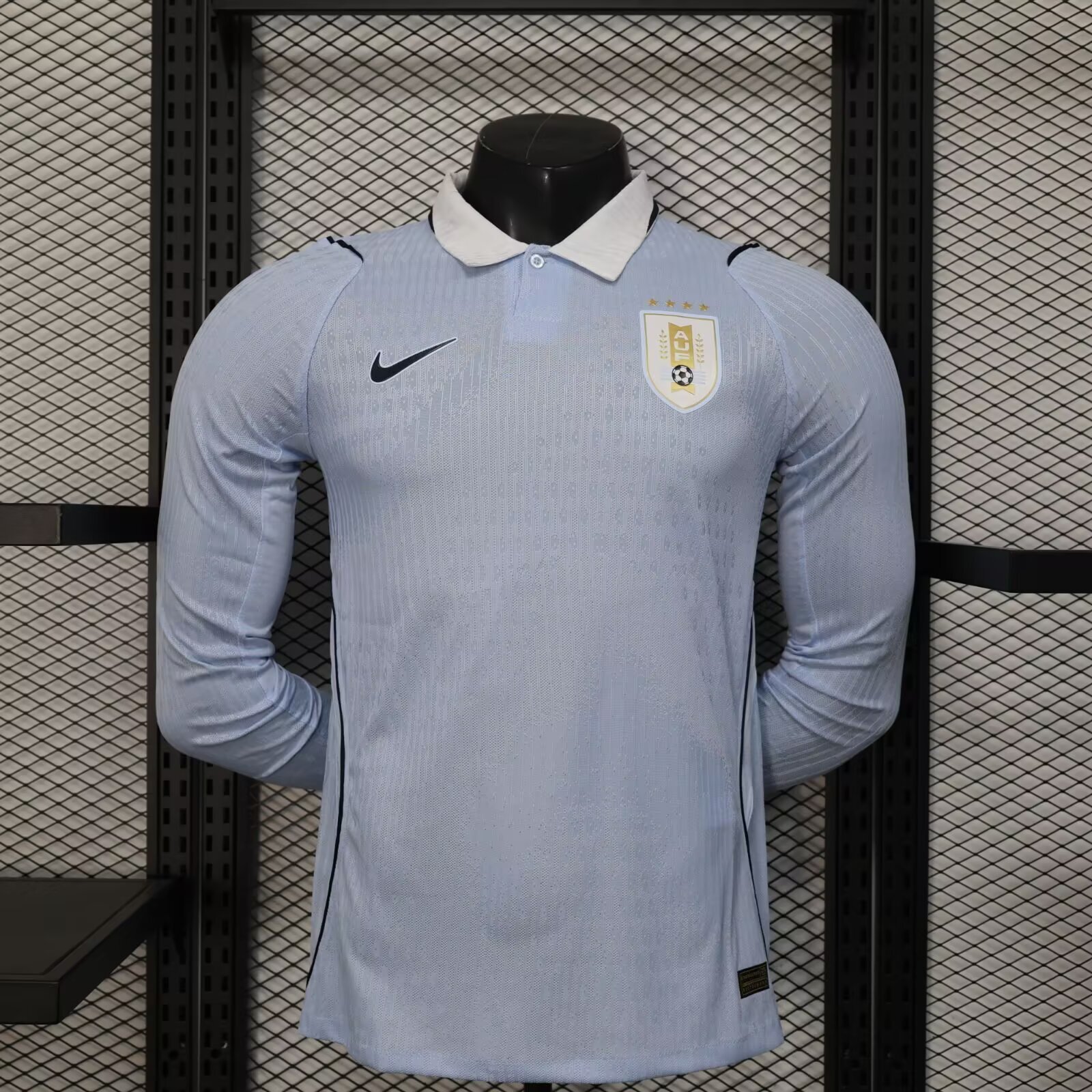 Player Version Uruguay 2026 Home Jersey Long Sleeves