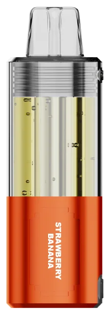Vaba Vaba V50K replacement pod - Strawberry Banana on white background