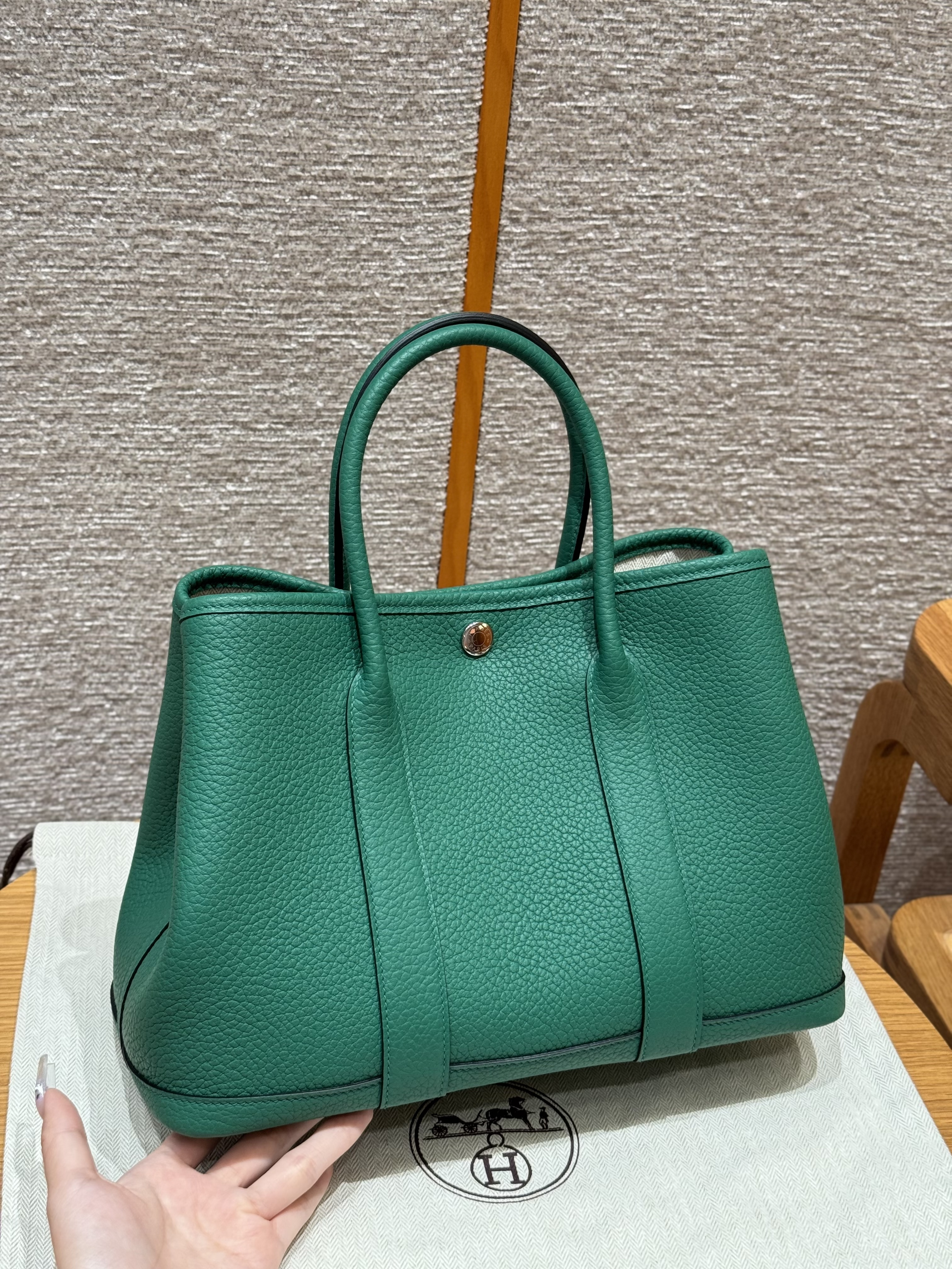 Hermes Vert Vertigo Negonda Garden Party 30 TPM