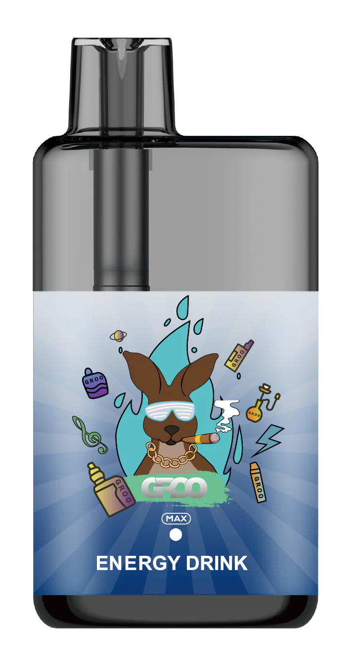 GROO MAX 10K Rechargeable Disposable Vape – Energy Drink - Vaba Vape-Shop