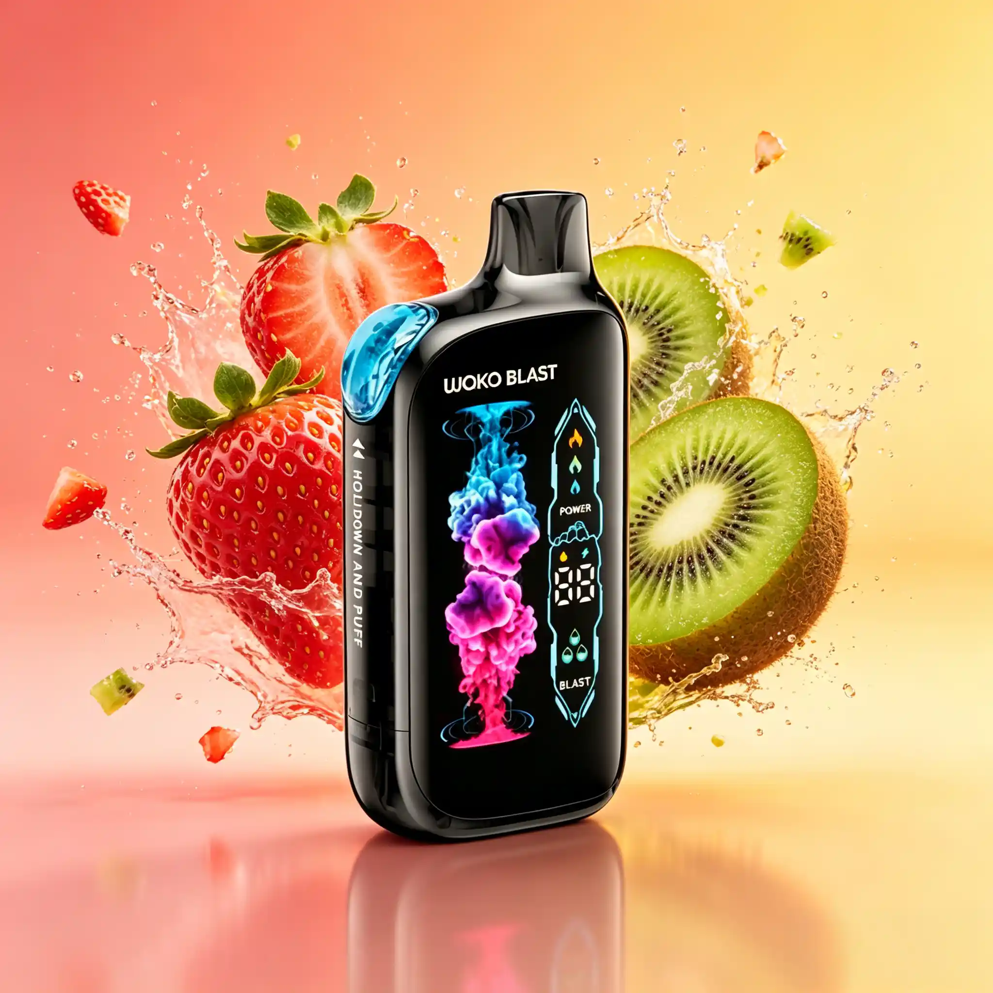 WAKA Blast 45K Disposable Vape – Strawberry Kiwi Ice Mix - Vaba Vape-Shop