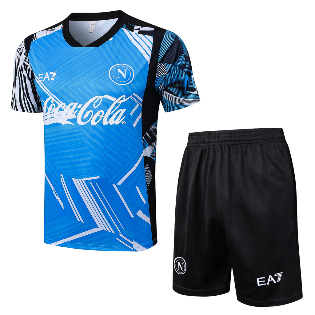 Napoli Training Short sleeve Suit 24/25 | Soc Jersey - Premium Football Jersey