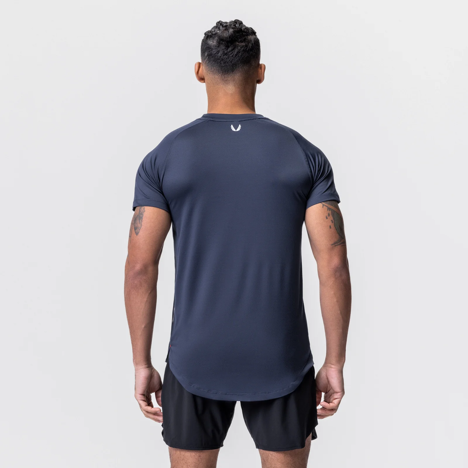 0660. AeroSilver Established Tee - Navy 