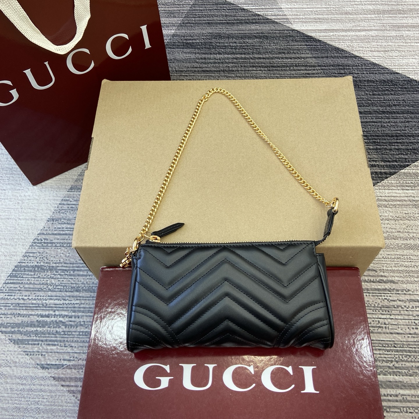 Gucci Bags GG Marmont Full Cowhide Leather 847589