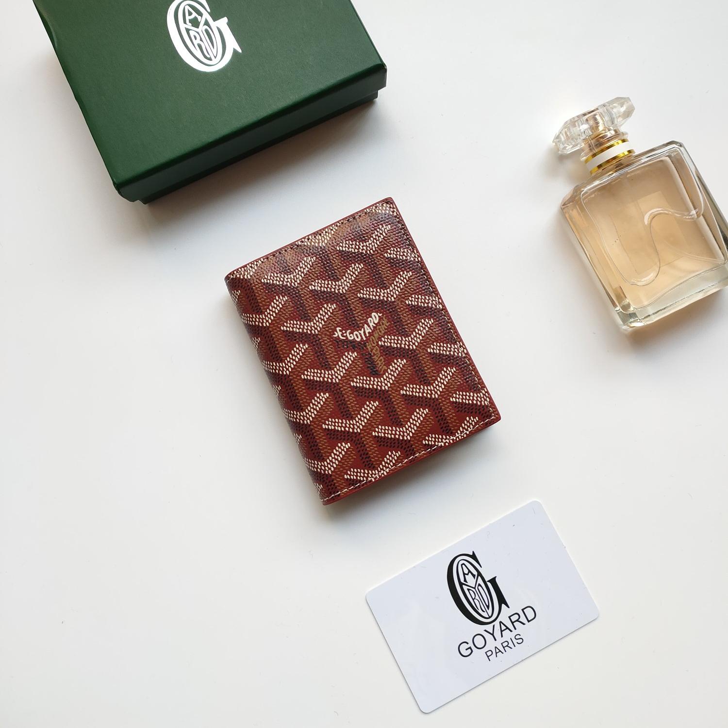 Goyard Saint-Marc Leather Card Holder wallet