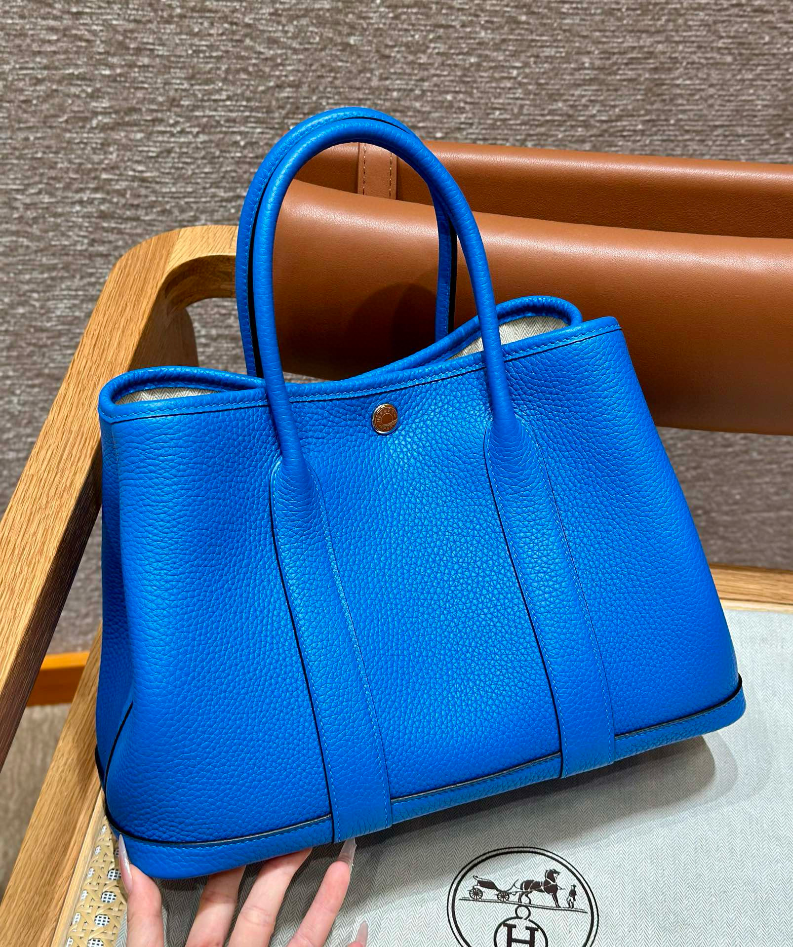 Hermes Blue Hydra Negonda Garden Party 30 TPM