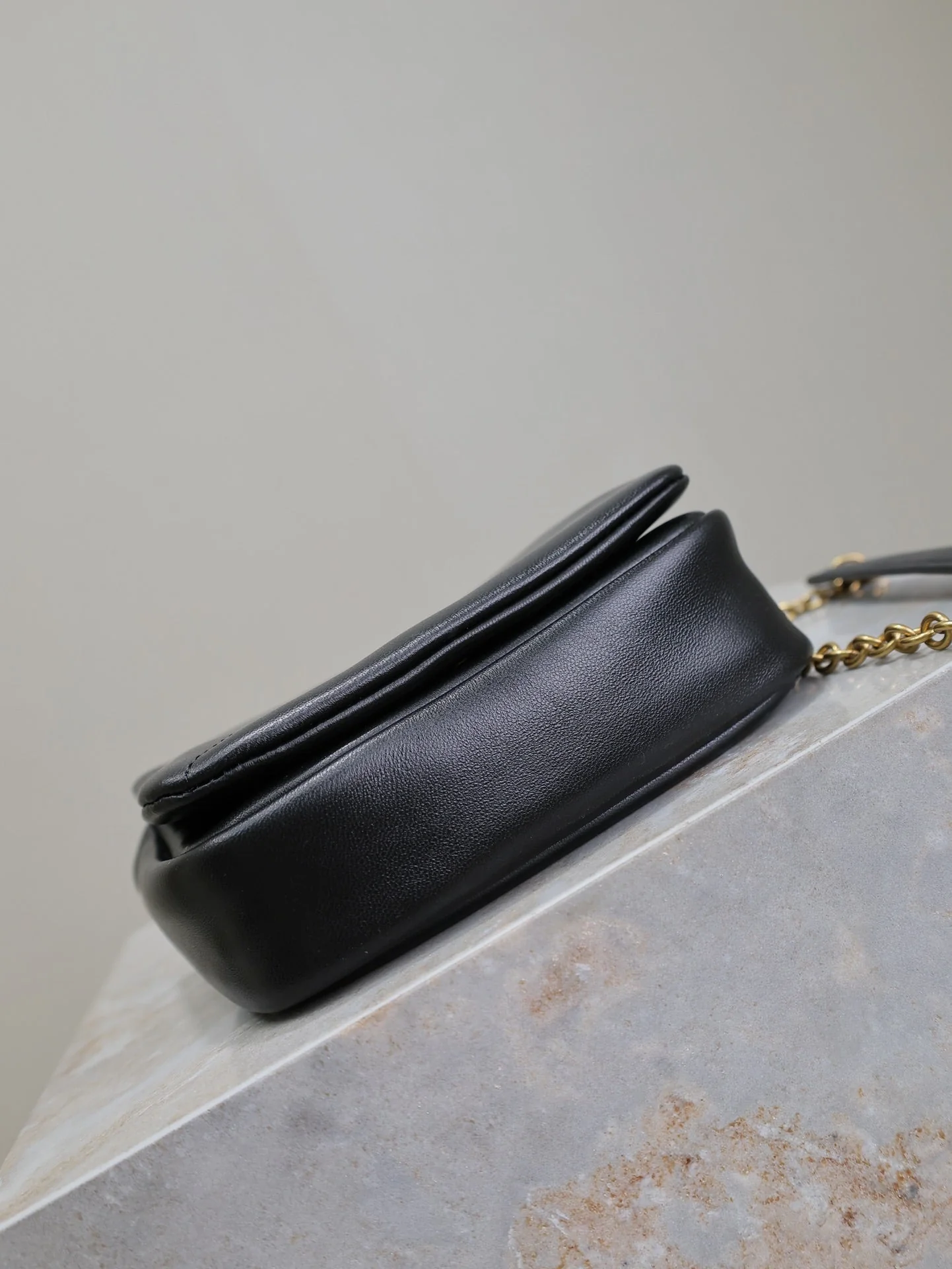 Saint Laurent YSL Mini Jamie 4.3 Shoulder Bag 16cm Black Lambskin GHW