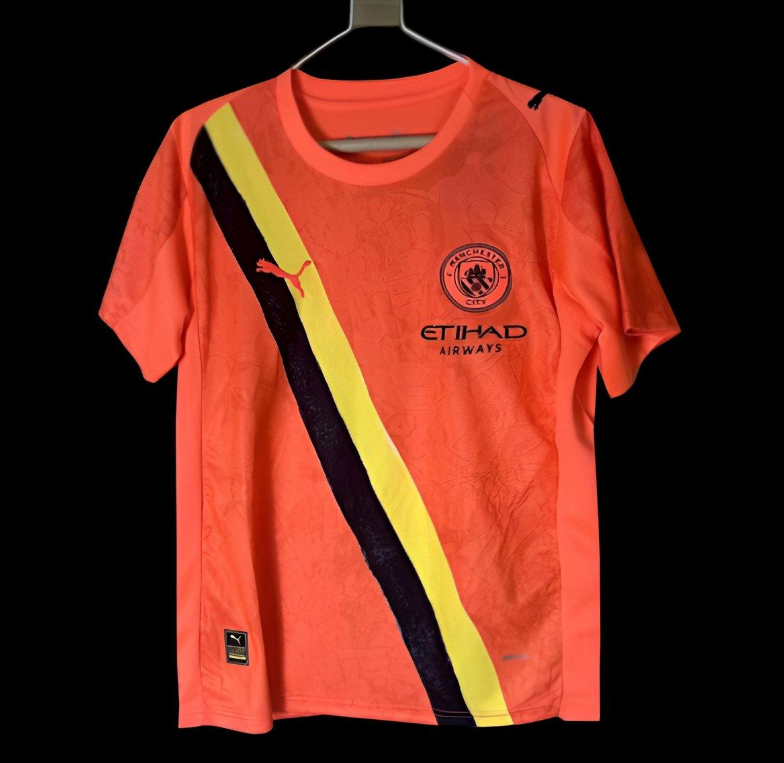 25/26 Manchester City  Orange Jersey  S-4XL