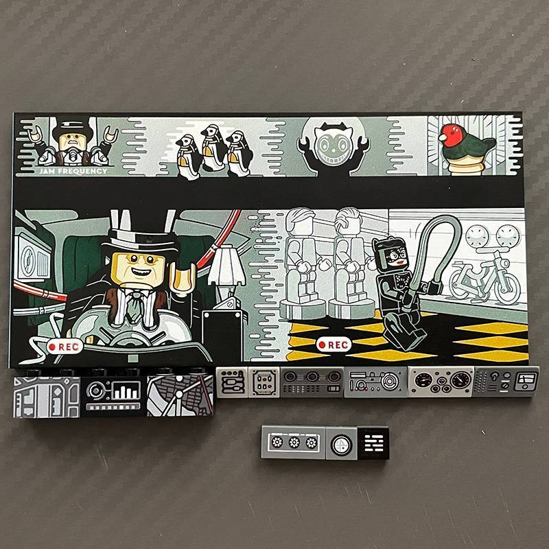 Print Parts For 76252 Batcave Shadow Box