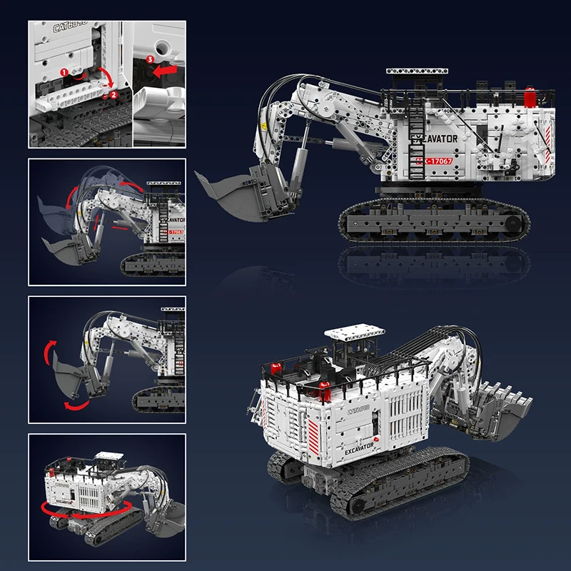 MOULD KING 17067 - 6060 Excavator