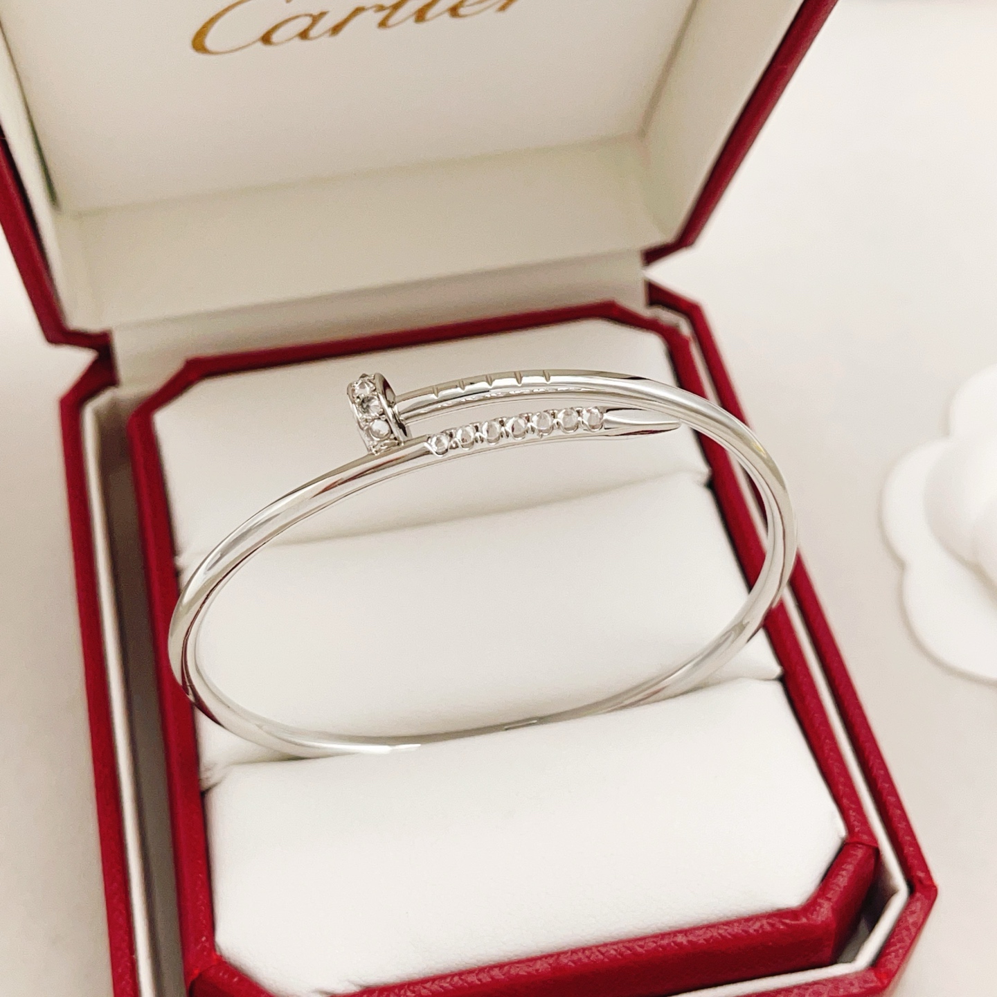 Cartier Fashion Designer Bracelet 17cm-Silver