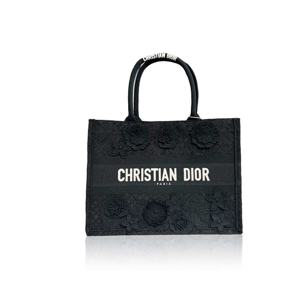 Dior Book Tote Medium D-Lace Macrame M1296ZEA*_M911