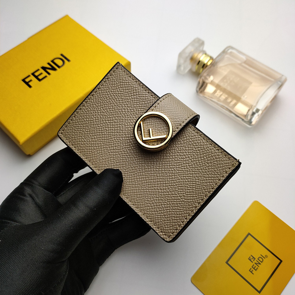 FENDI Calfskin Card Holder wallet