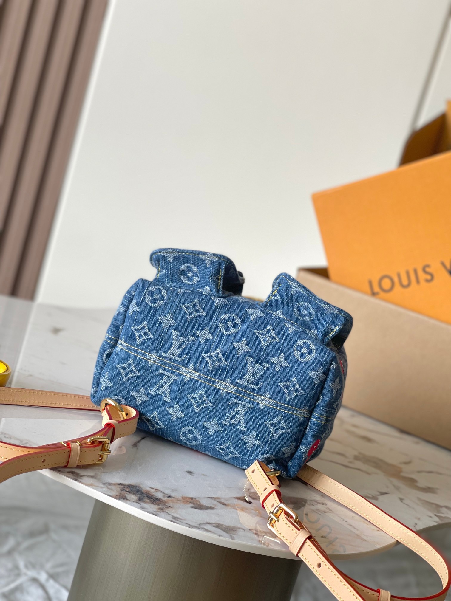 Louis Vuitton X TM LV VENICE NM Denim Monogram Cherry Backpack
