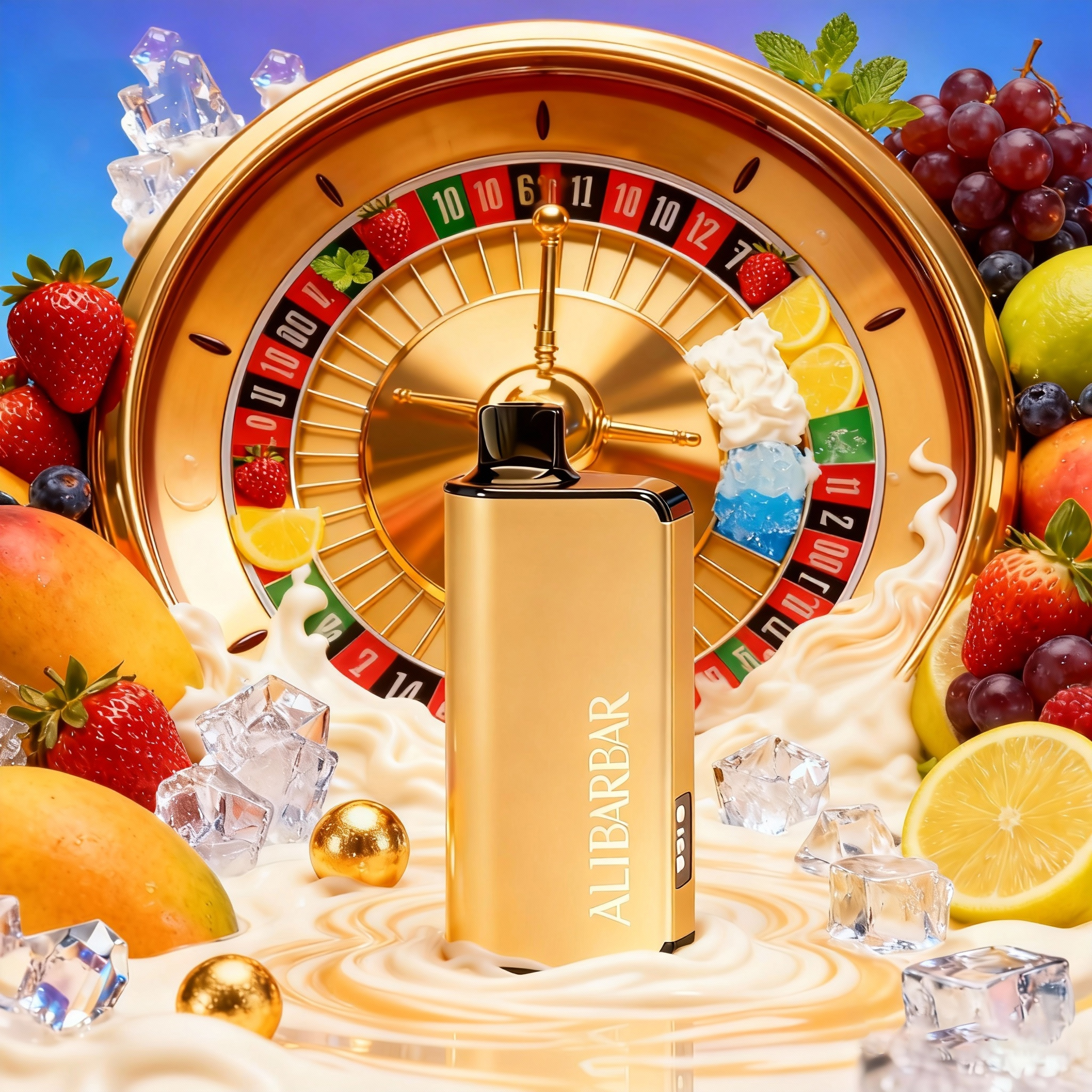 ALIBARBAR INGOT 9000 PUFFS-FLAVOUR ROULETTE