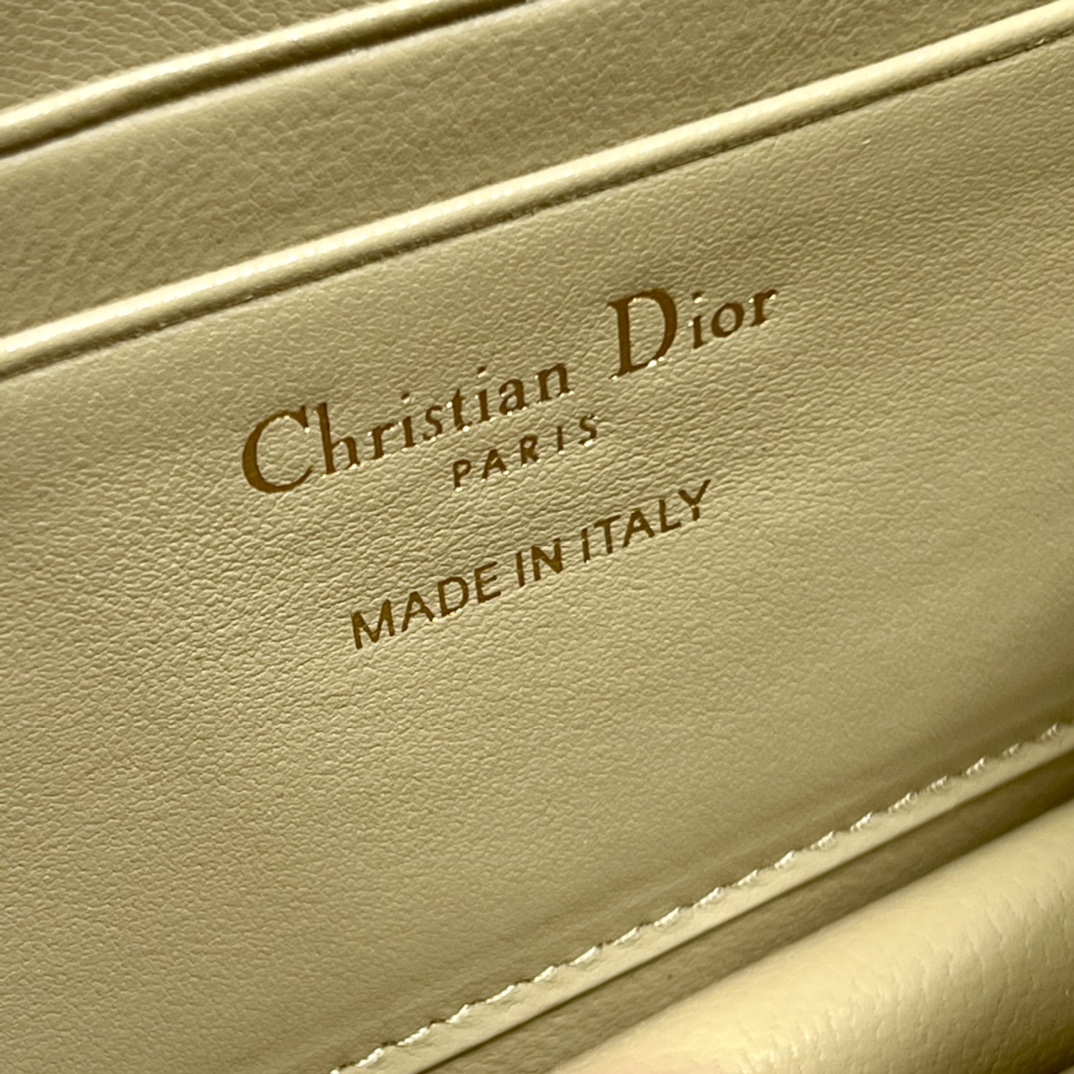Dior Miss Mini Bag Apricot Cannage Lambskin