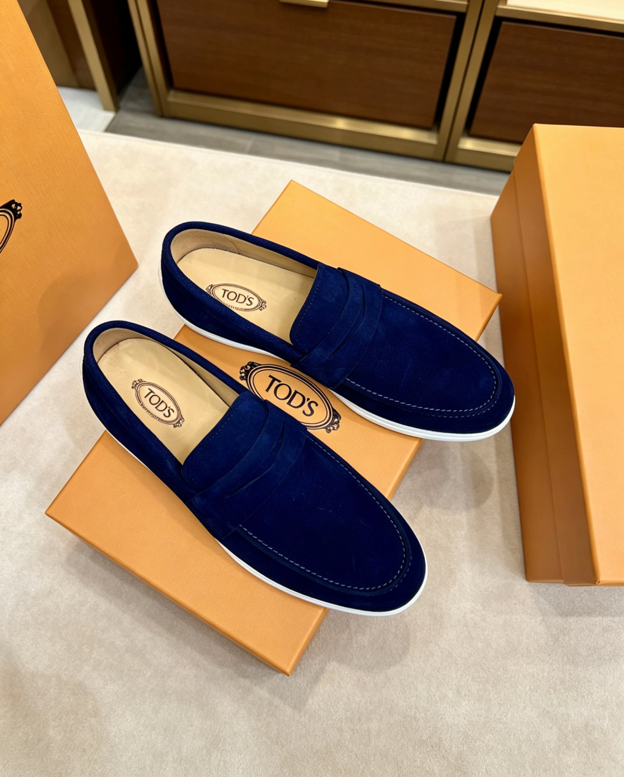 Tods Men's Suede Loafer