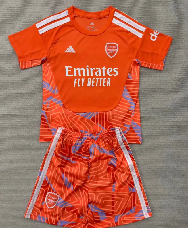 Arsenal Orange Goalkeeper Jersey Suit 26/27