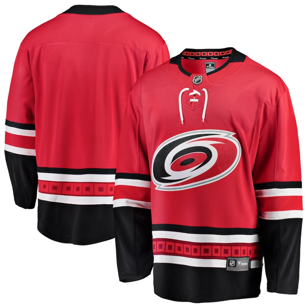 Customizable Carolina Hurricanes Fanatics Alternate and Away Breakaway Jersey