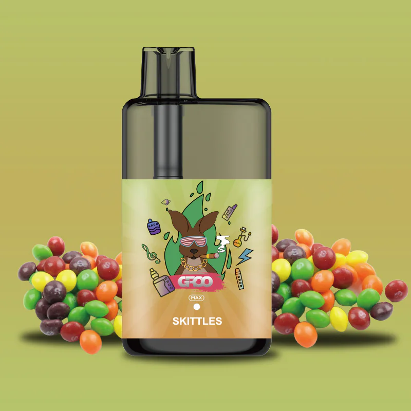GROO MAX 10K Rechargeable Disposable Vape – Skittles - Vaba Vape-Shop