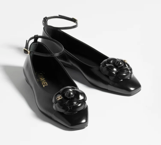 Chanel Leather Ballet Flats