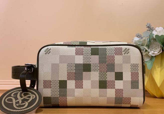 Louis Vuitton LV Canvas Colorful Toilet Bag