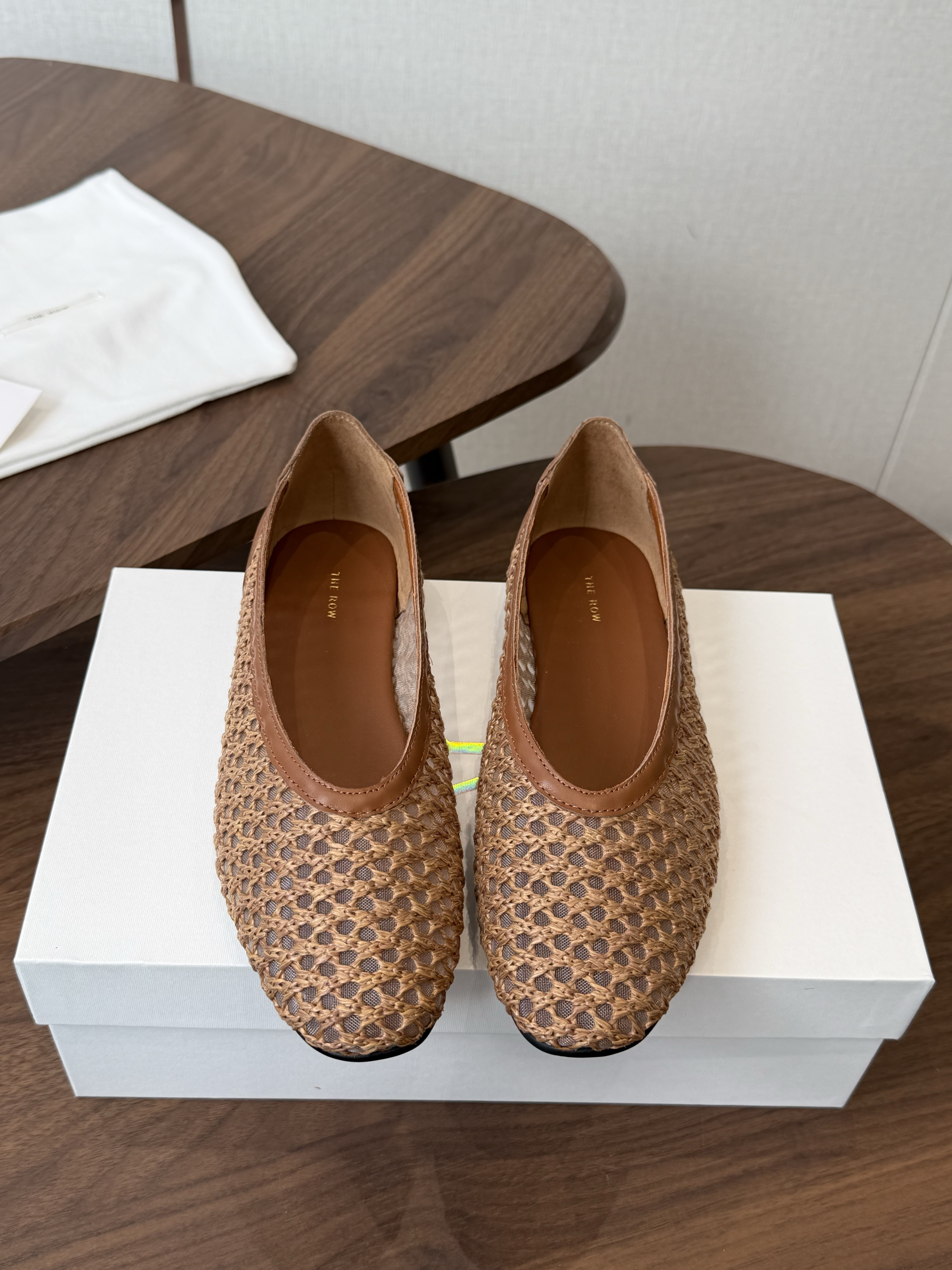 The Row Mesh ballet flats