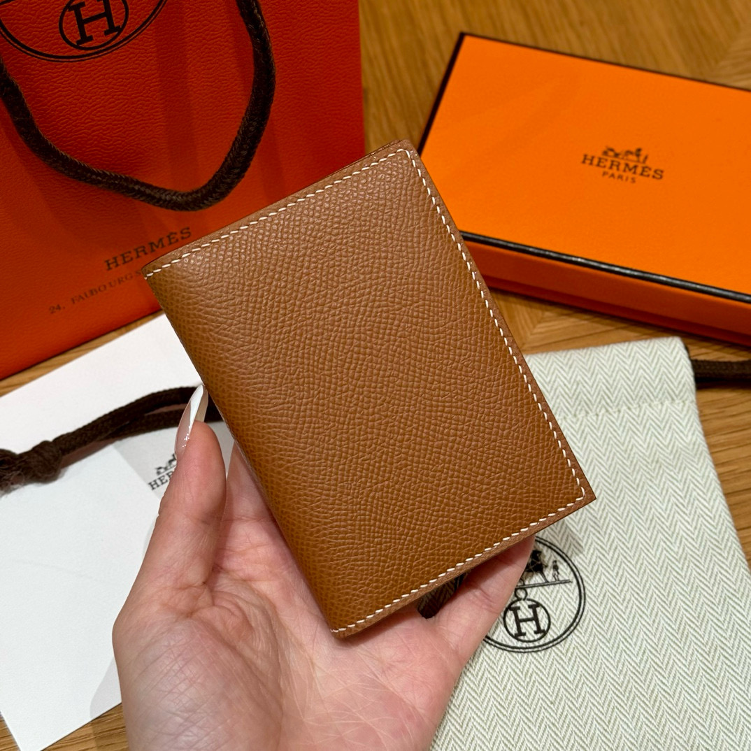 Hermes Gold Epsom MC² Euclide Card Holder