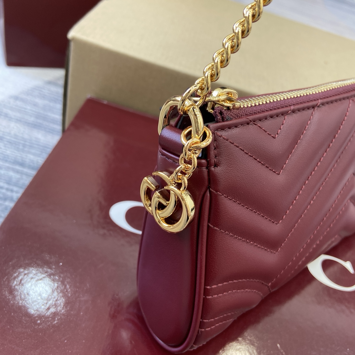 Gucci Bags GG Marmont Full Cowhide Leather 847589