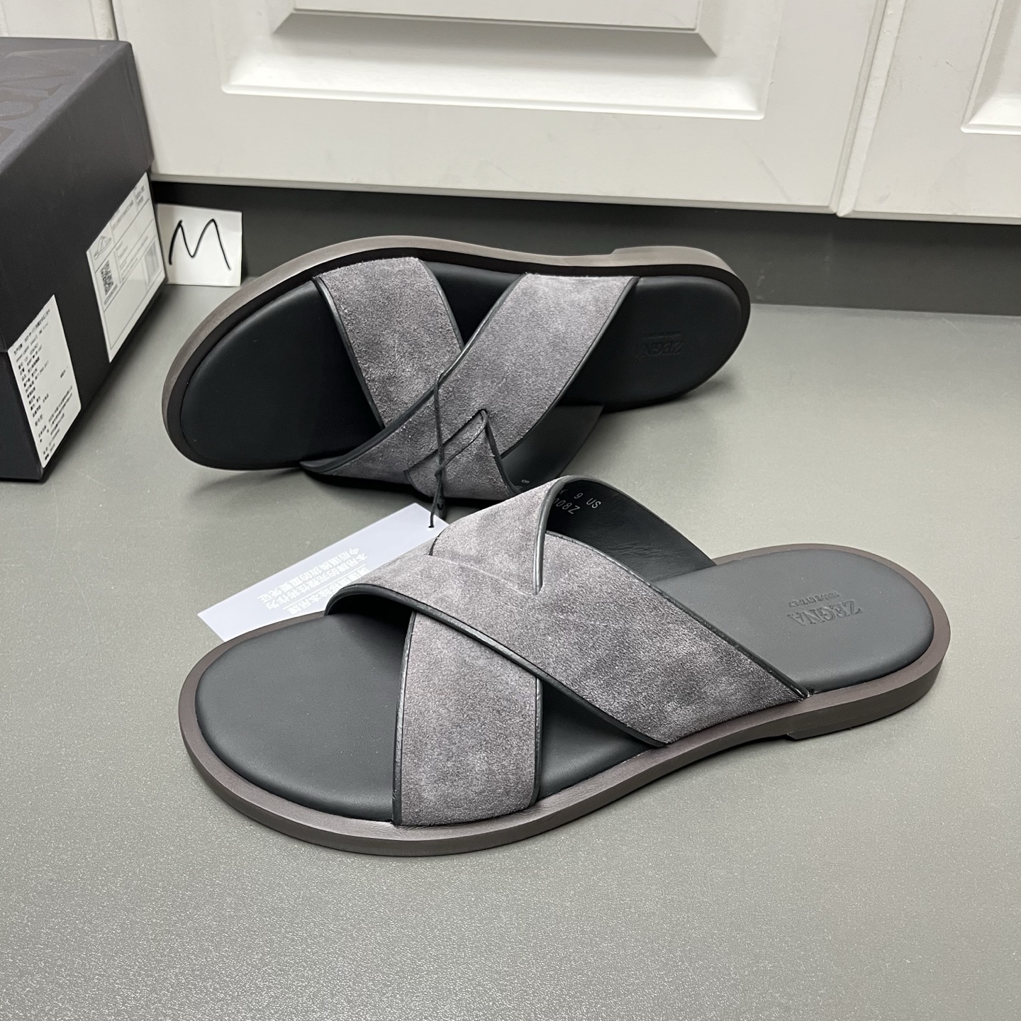 Zegna Men's Suede Mules