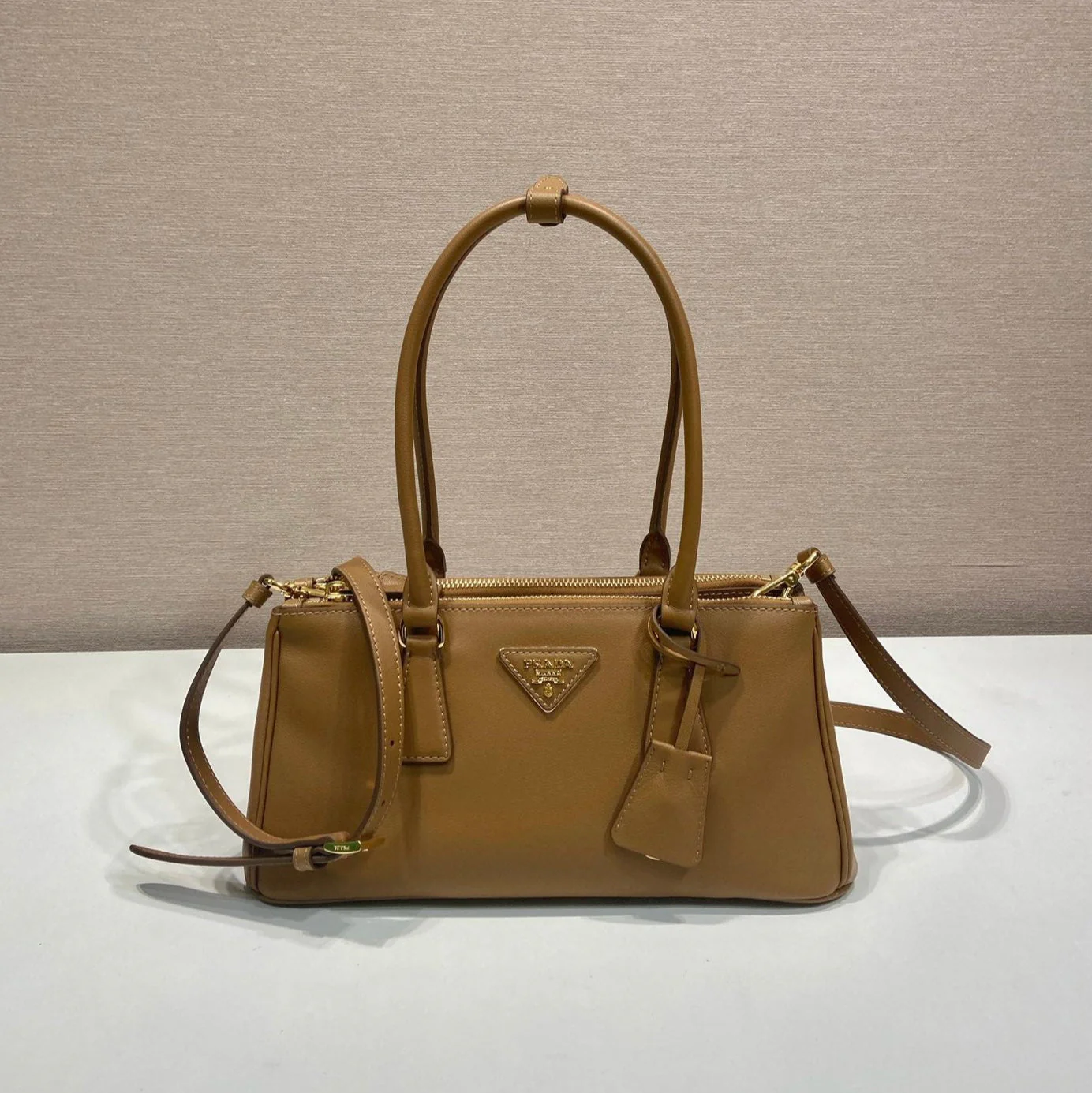 Prada PRA New killer bag brown calfskin 326426