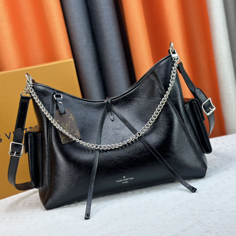 Louis Vuitton LV CarryAll Dark M46203 M24861 Shoulder Bag Handbag