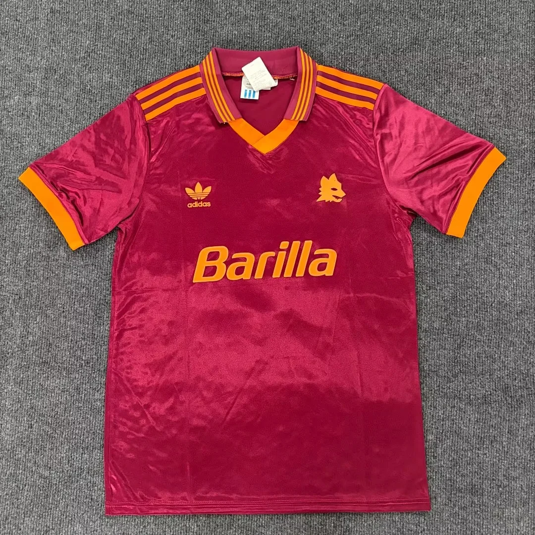 1992/94 Retro Roma Home Red Soccer Jersey 1:1 Thai Quality