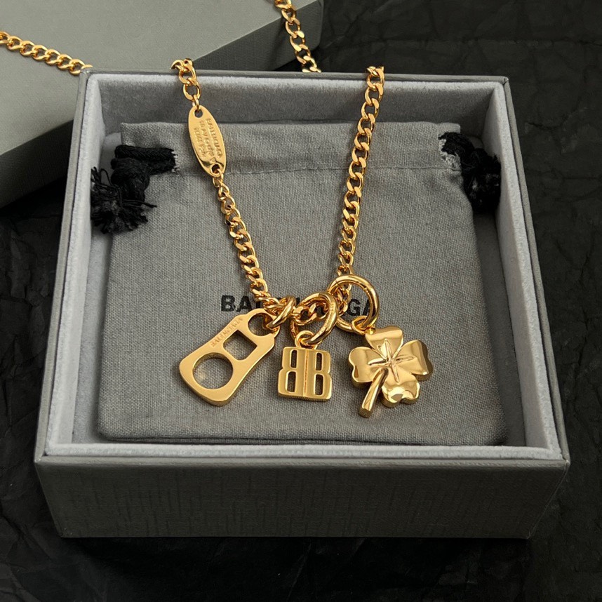 Balenciaga Unisex Necklace 52cm