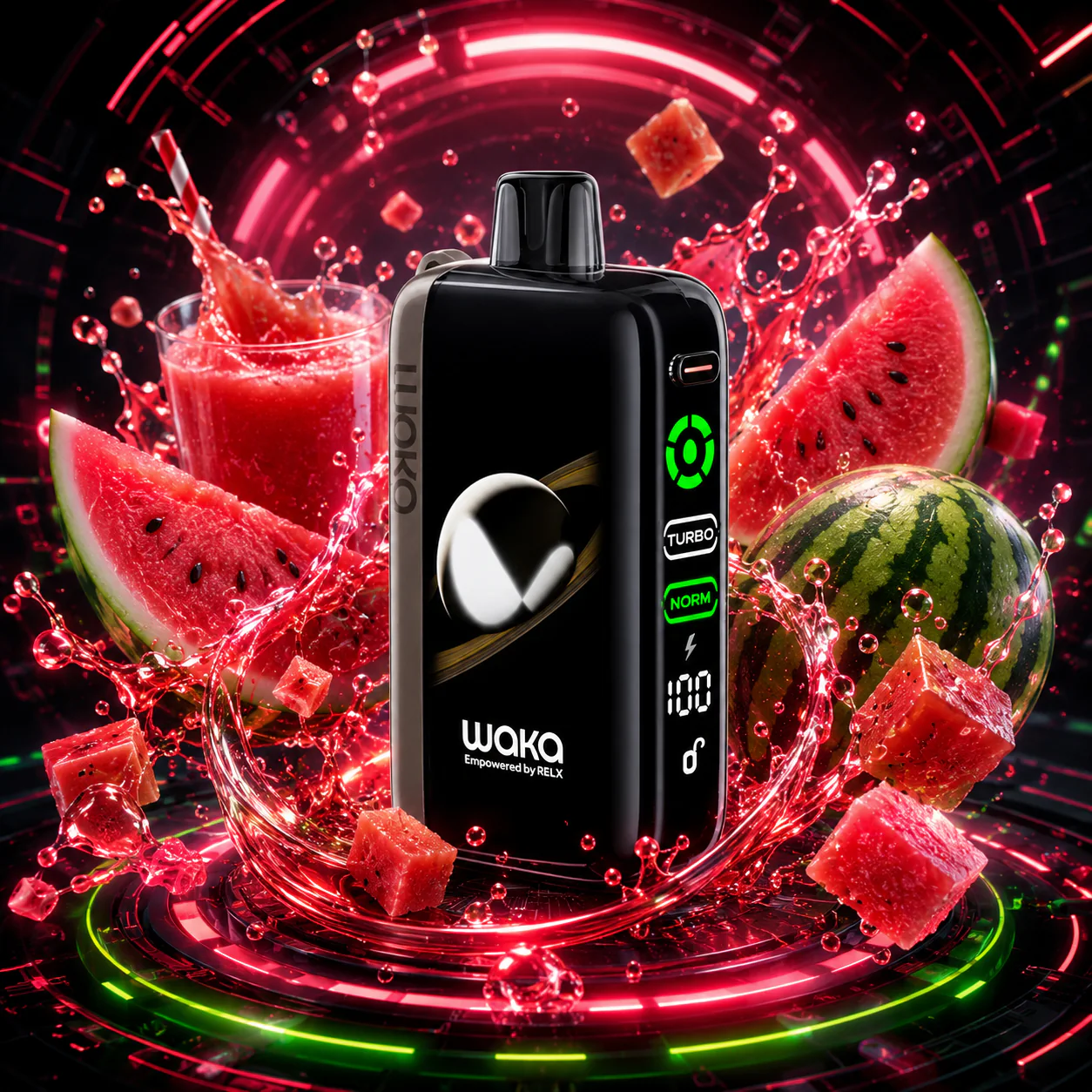 WAKA Jupiter 50K Disposable Vape – Watermelon Chill - Vaba Vape-Shop