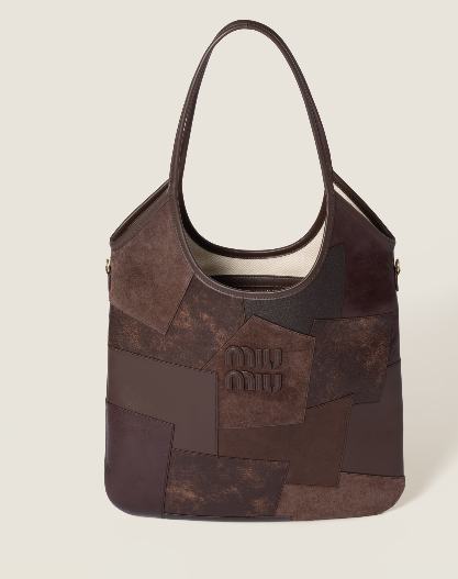 Miu Miu Ivy Leather Patchwork Bag  5BG231