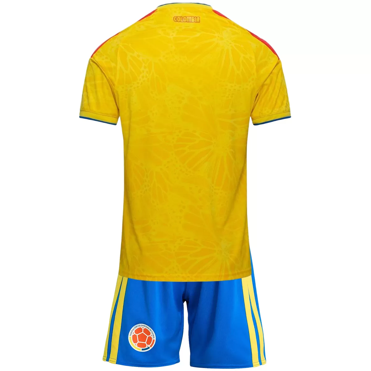 Kids Colombia Home Jersey Suit & Socks World Cup 2026