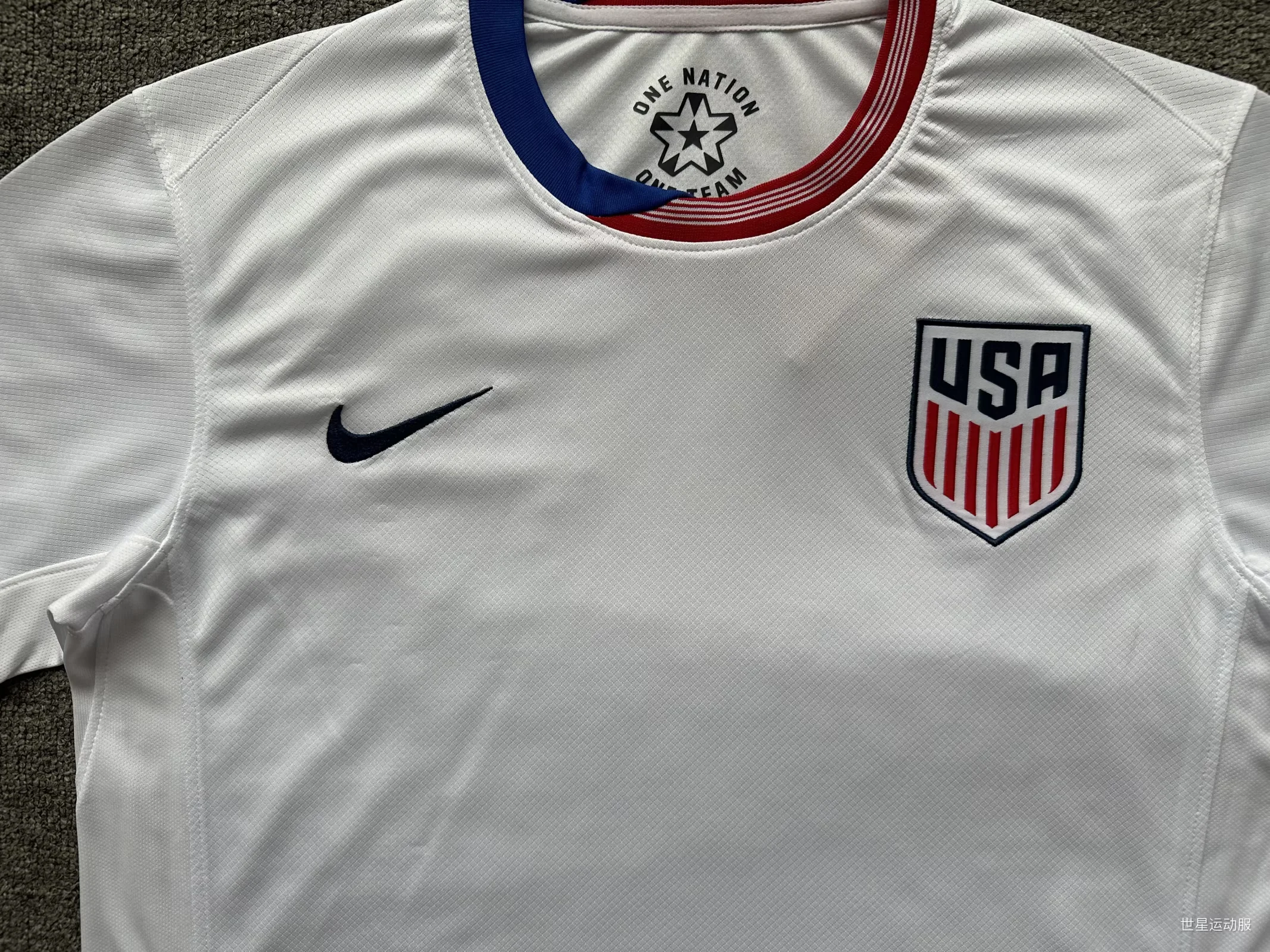 2024 America Home White Football Shirt 1:1 Thai Quality