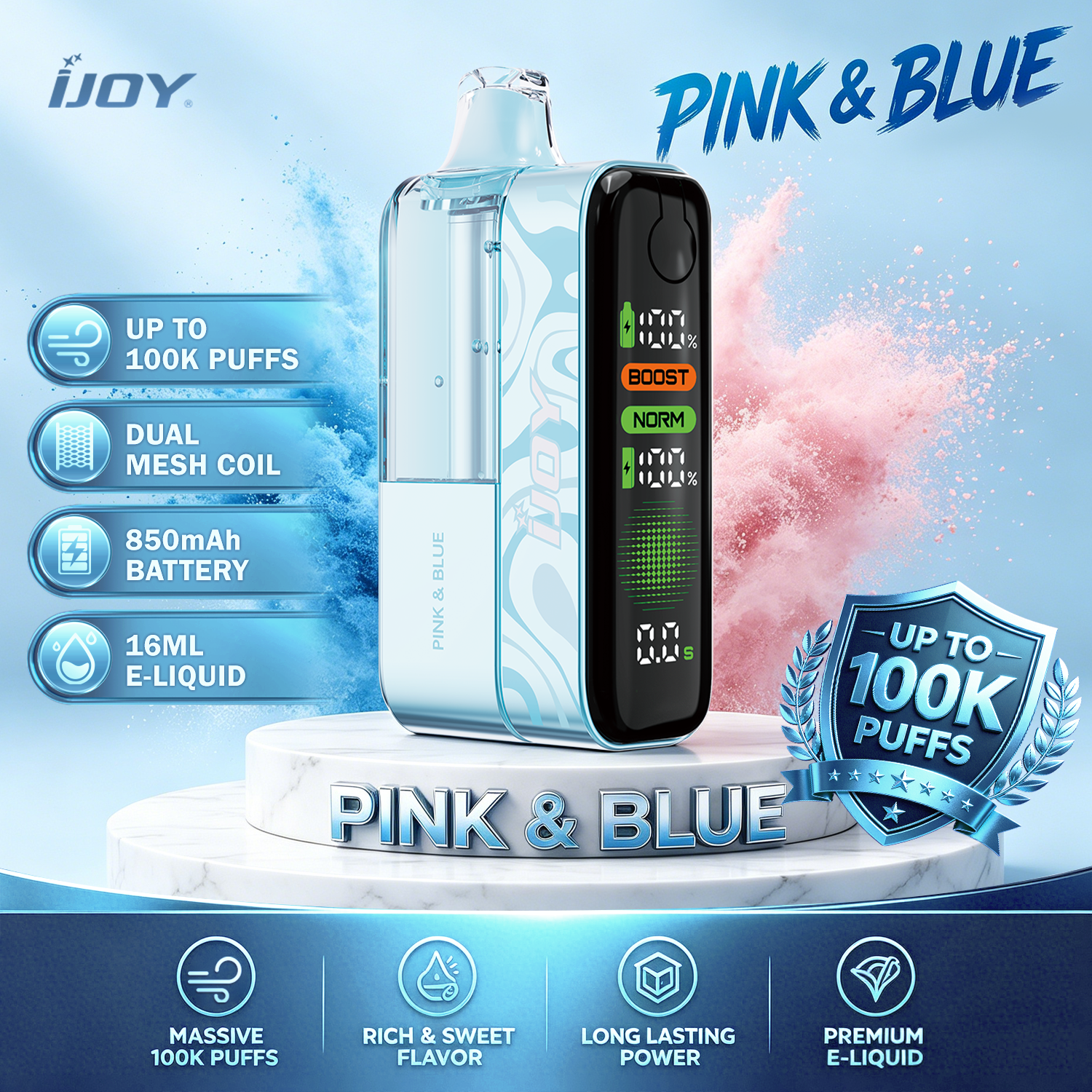 IJOY XP100K Disposable - 15 flavors